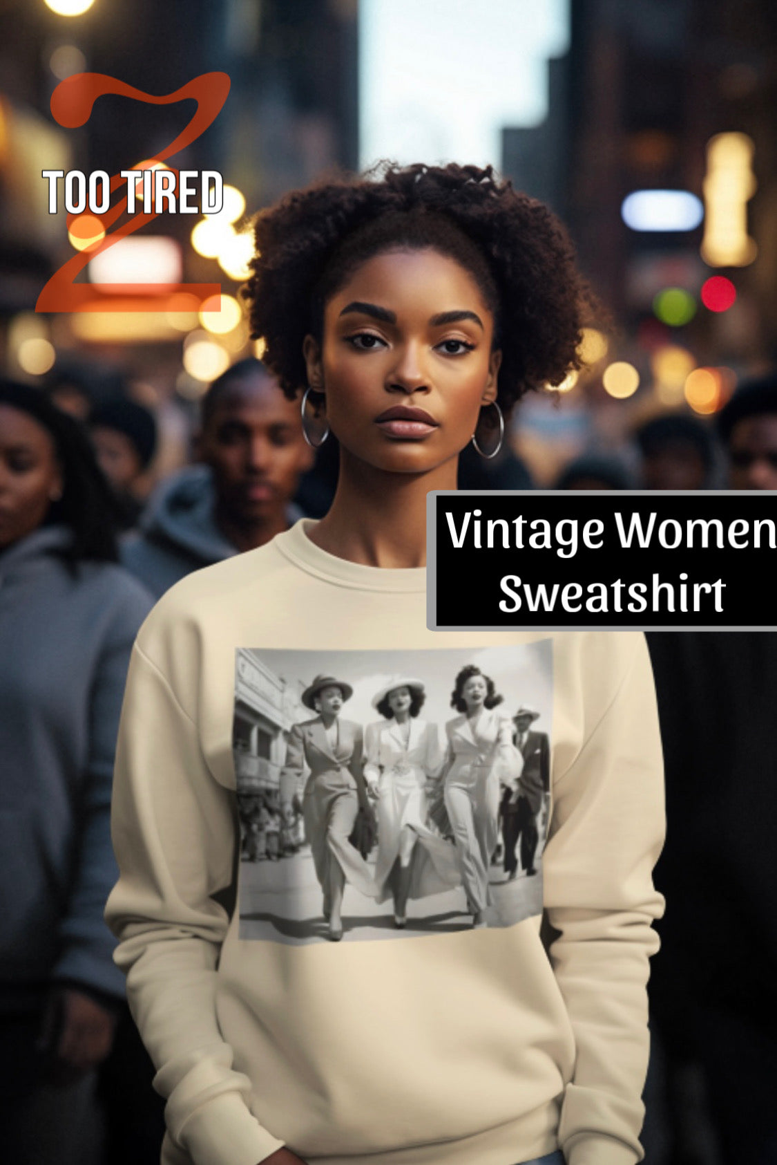 Vintage Women Sweatshirt