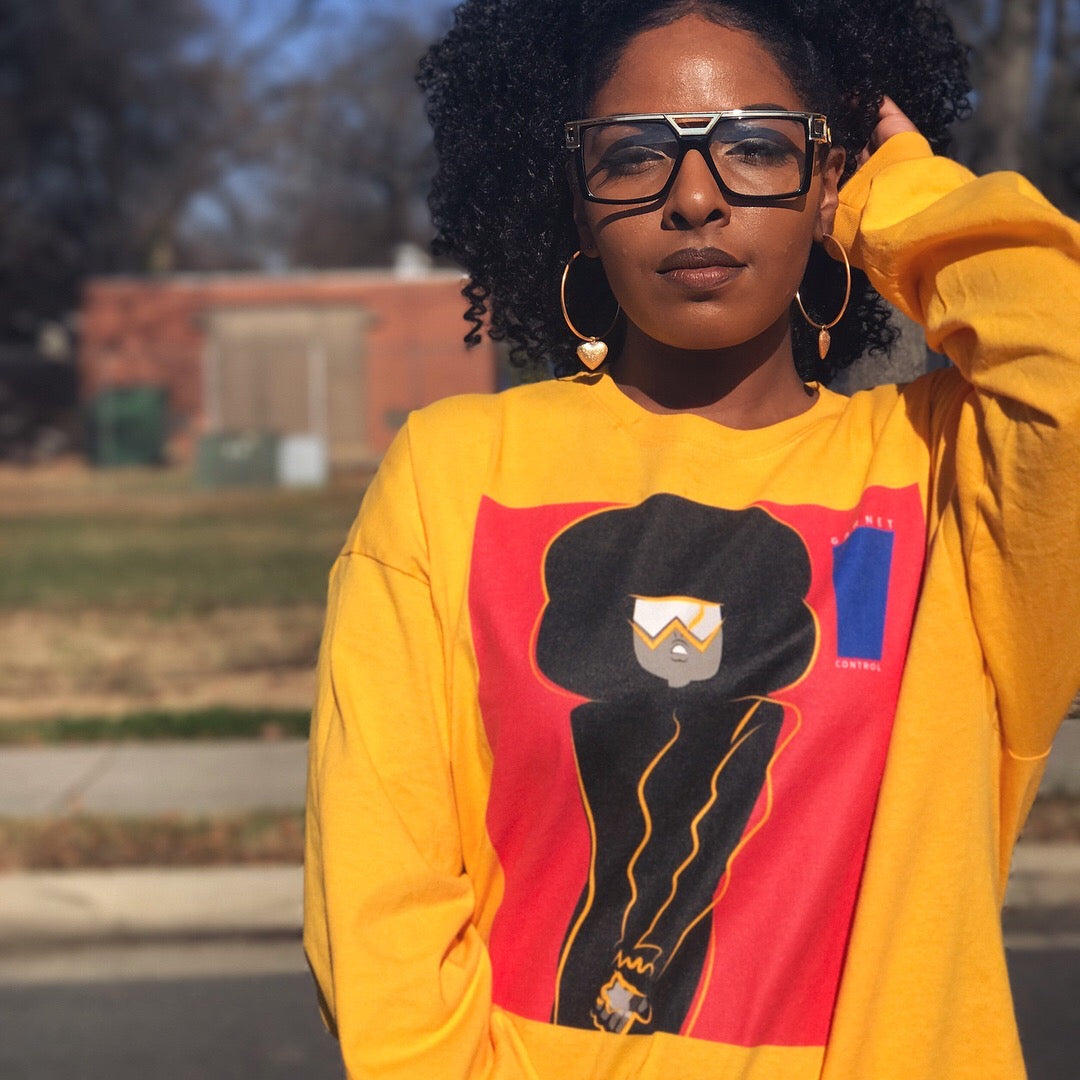 Janet Garnet Mashup Sweatshirt