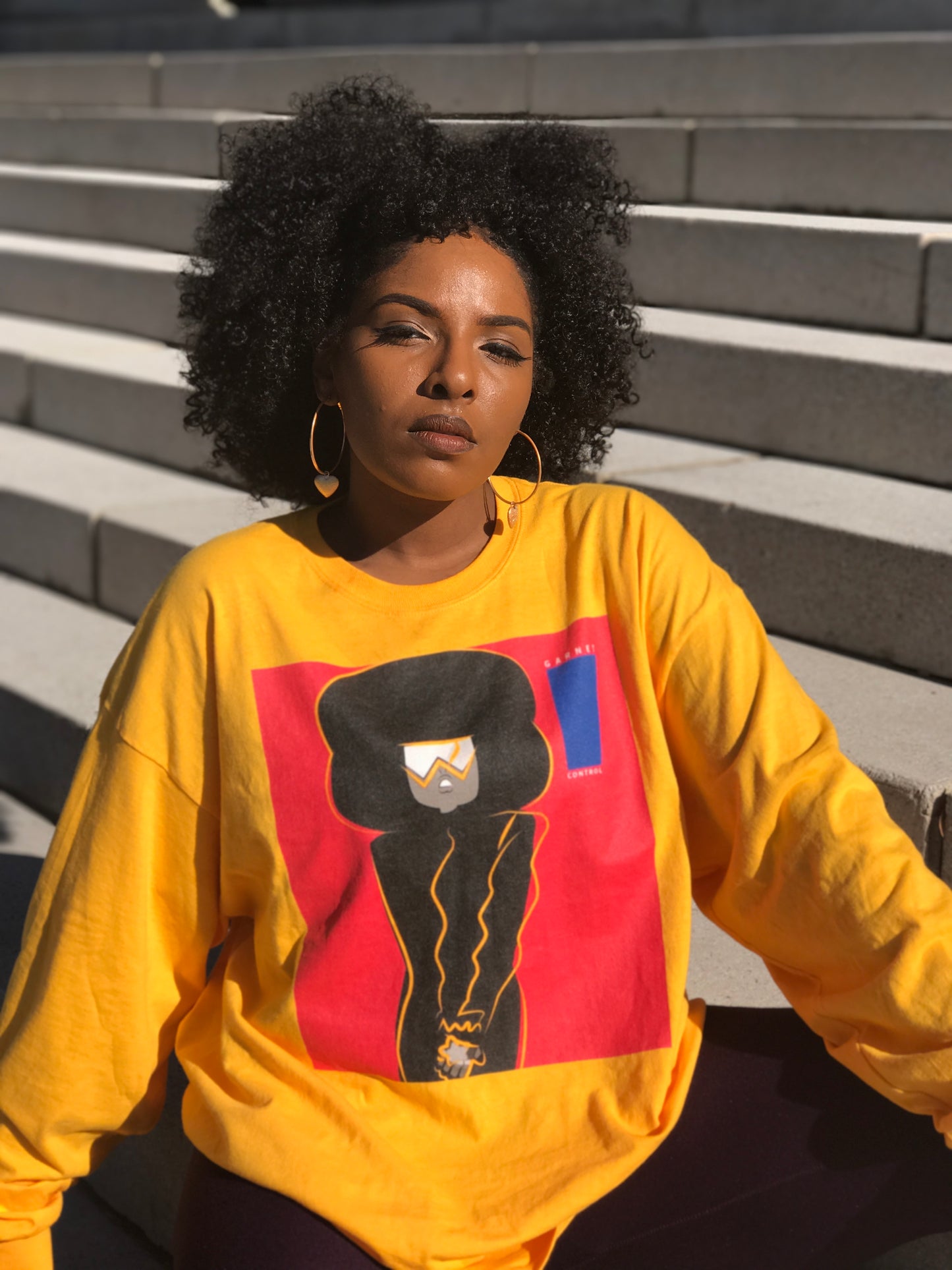 Janet Garnet Mashup Sweatshirt